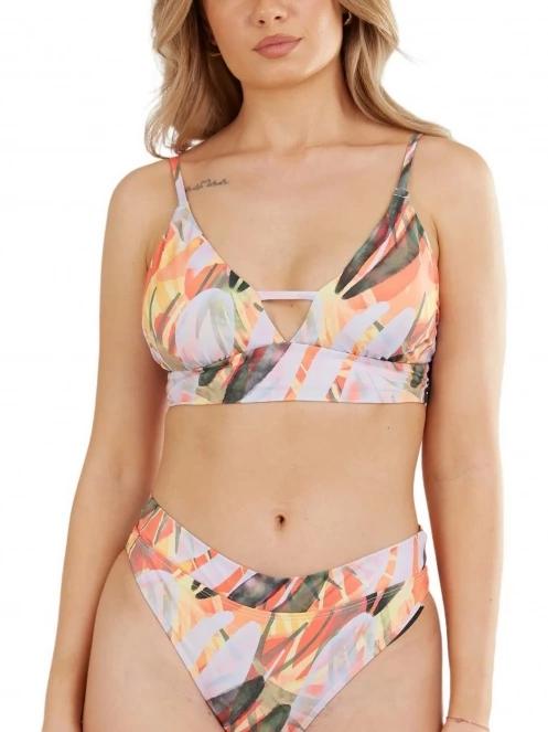 Fundango Sahara V-neck Cami Top női bikini felső lila színben 2