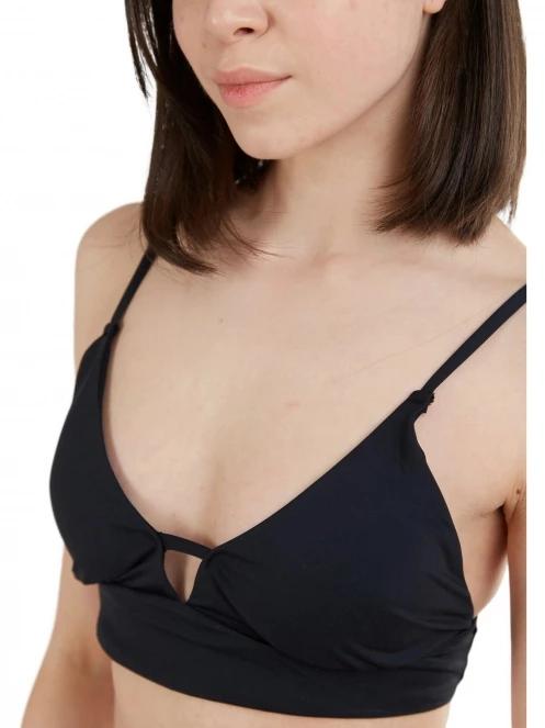 Fundango Sahara V-neck Cami Top női bikini felső fekete színben 4