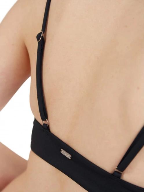 Fundango Sahara V-neck Cami Top női bikini felső fekete színben 5