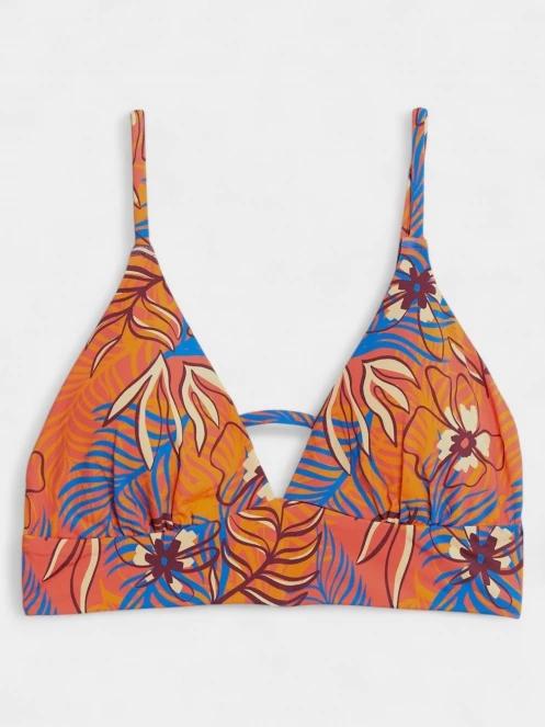 Fundango Sahara V-neck Cami Top női bikini felső rózsaszín színben 8