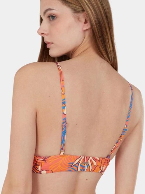 Fundango Sahara V-neck Cami Top női bikini felső rózsaszín színben 7