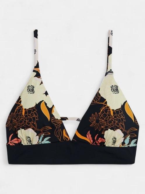 Fundango Sahara V-neck Cami Top női bikini felső fekete színben 7