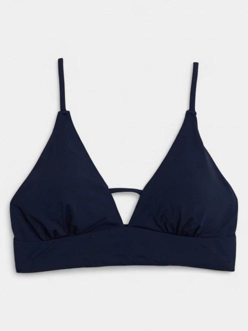 Fundango Sahara V-neck Cami Top női bikini felső sötétkék színben 7