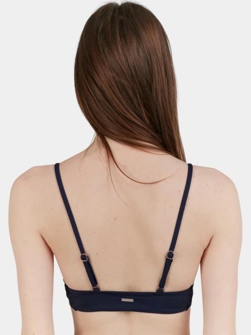 Fundango Sahara V-neck Cami Top női bikini felső sötétkék színben 3