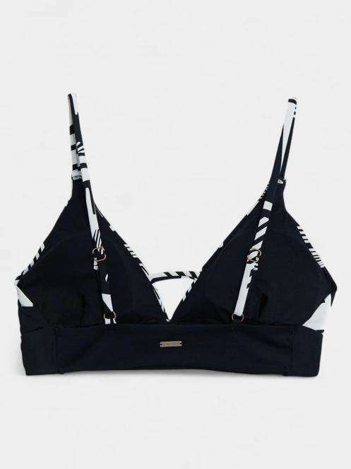 Fundango Sahara V-neck Cami Top női bikini felső fekete színben 8
