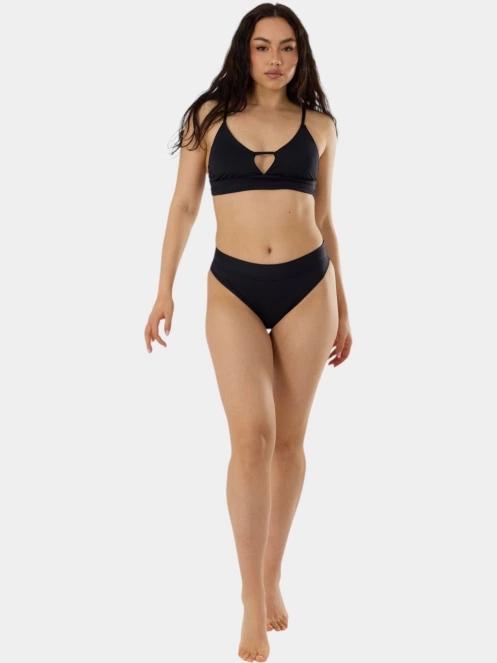 Fundango Sahara V-Neck Cami Top női bikini felső fekete színben 4