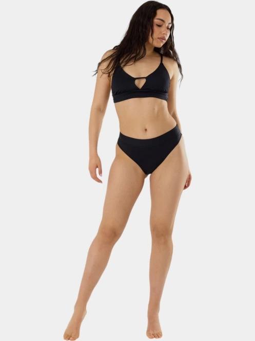 Fundango Sahara V-Neck Cami Top női bikini felső fekete színben 5
