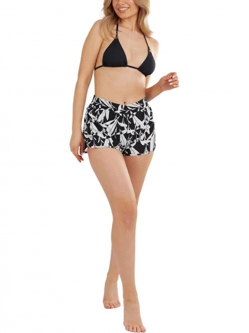 Fundango Innisfil Triangle Jacquard Top női bikini felső fekete színben 5