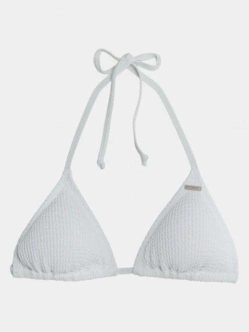 Fundango Innisfil Triangle Jacquard Top női bikini felső fehér színben 8