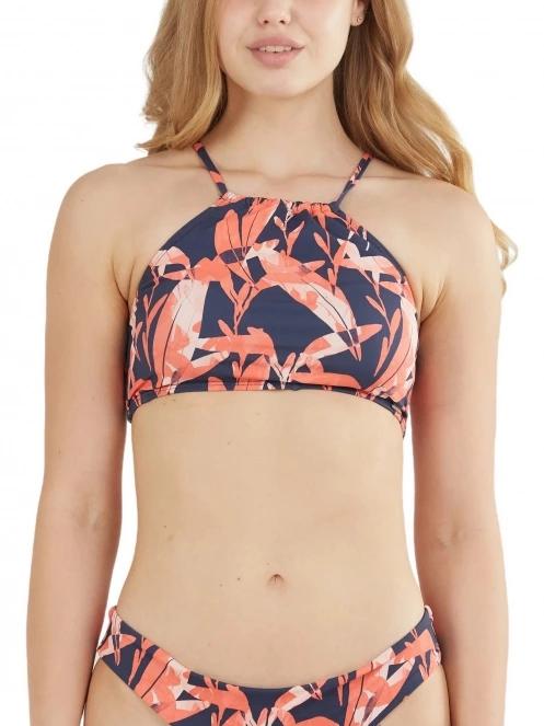 Fundango Hogg High Neck Top női bikini felső rózsaszín színben 2