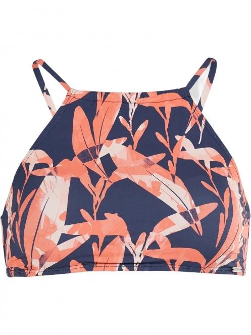 Fundango Hogg High Neck Top női bikini felső rózsaszín színben 8