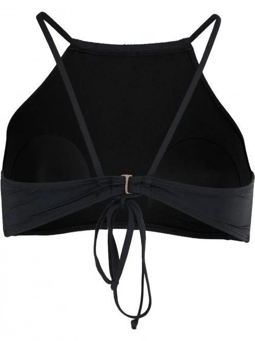 Fundango Hogg High Neck Top női bikini felső fekete színben 9