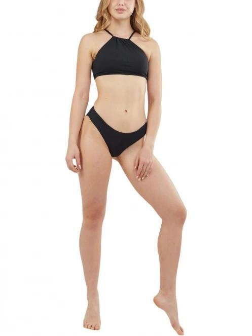 Fundango Hogg High Neck Top női bikini felső fekete színben 4