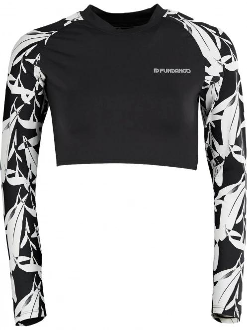Fundango Amelia Surf Top női bikini felső fekete színben 8
