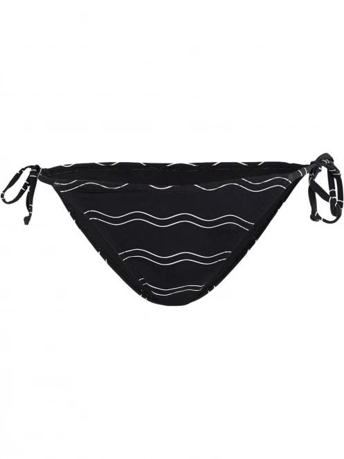 Fundango Innisfil Ties-side Bottoms női bikini alsó fekete színben 8