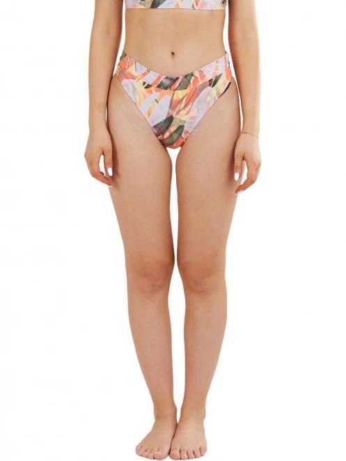 Fundango Sahara Mid Waist Full Bottoms női bikini alsó lila színben 2