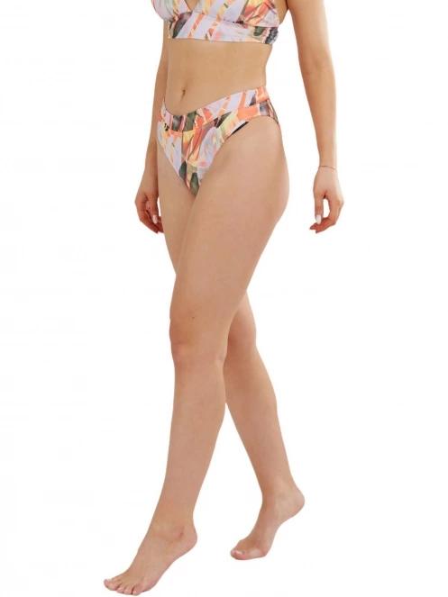 Fundango Sahara Mid Waist Full Bottoms női bikini alsó lila színben 6