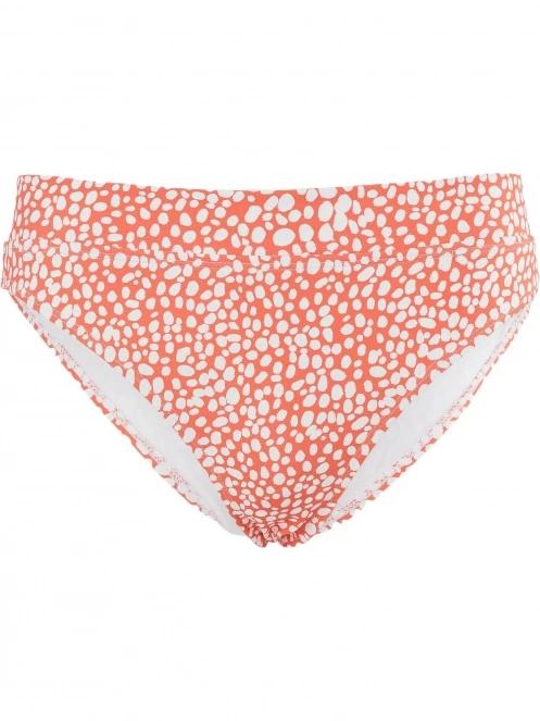 Fundango Sahara Mid Waist Full Bottoms női bikini alsó piros színben 7