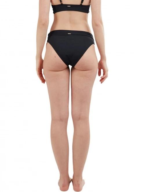 Fundango Sahara Mid Waist Full Bottoms női bikini alsó fekete színben 3