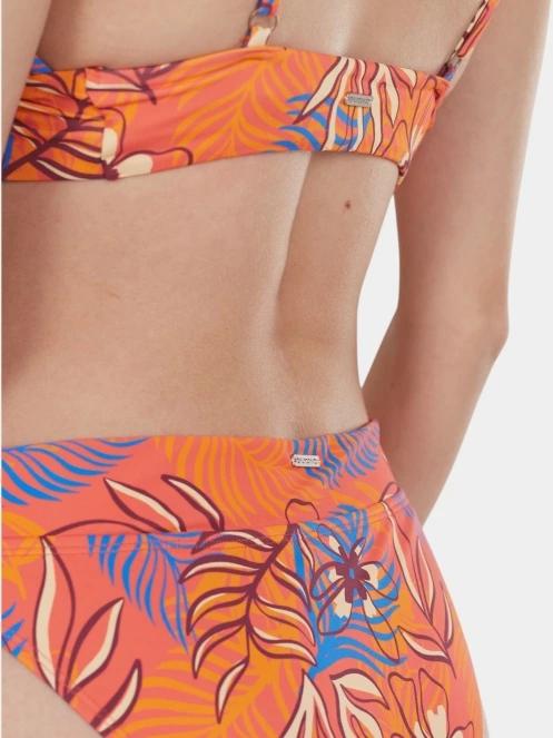 Fundango Sahara Mid Waist Full Bottom női bikini alsó rózsaszín színben 5