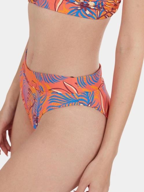 Fundango Sahara Mid Waist Full Bottom női bikini alsó rózsaszín színben 6