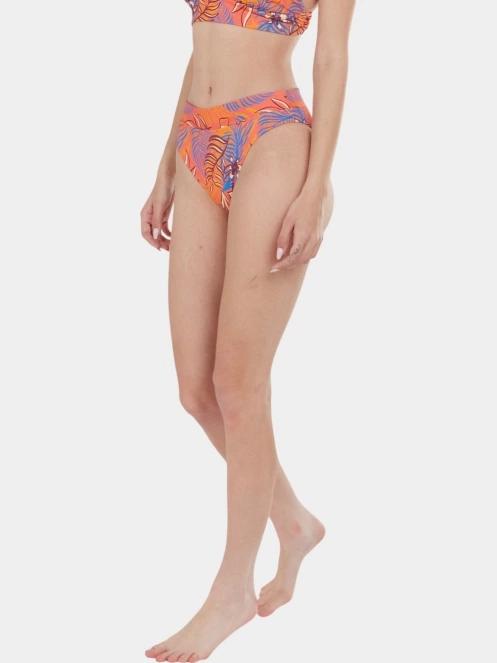 Fundango Sahara Mid Waist Full Bottom női bikini alsó rózsaszín színben 7
