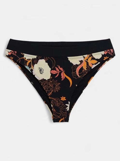 Fundango Sahara Mid Waist Full Bottom női bikini alsó fekete színben 6