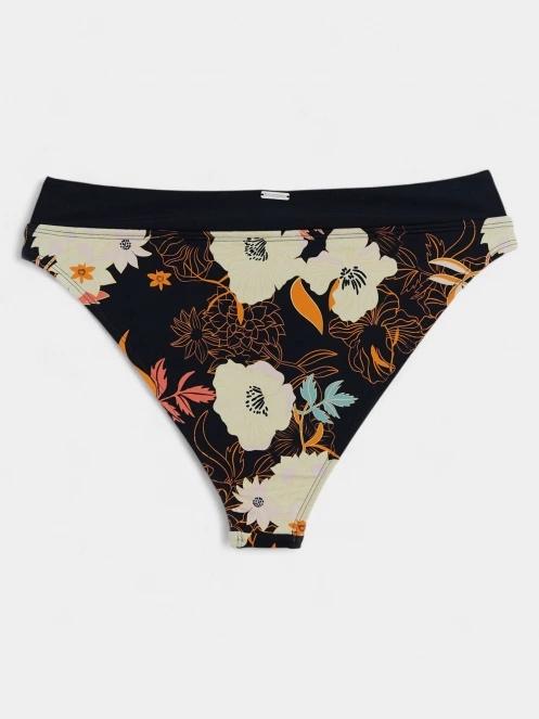Fundango Sahara Mid Waist Full Bottom női bikini alsó fekete színben 7