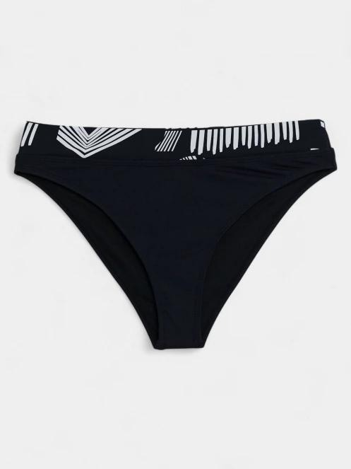 Fundango Sahara Mid Waist Full Bottom női bikini alsó fekete színben 6