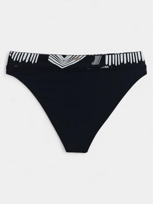 Fundango Sahara Mid Waist Full Bottom női bikini alsó fekete színben 7