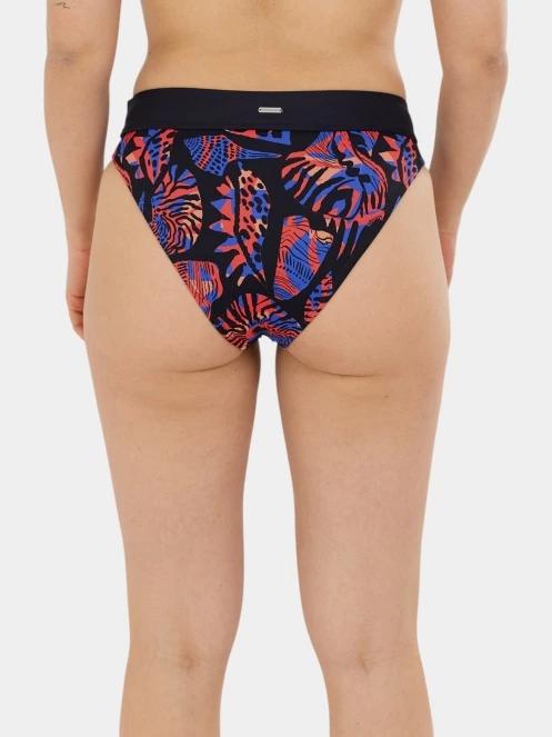 Fundango Sahara Midwaist Full Bottom női bikini alsó fekete színben 3