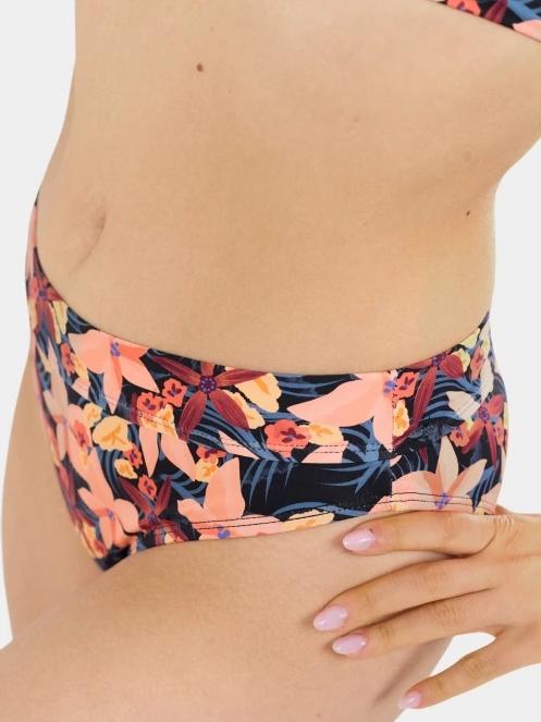 Fundango Sahara Midwaist Full Bottom női bikini alsó rózsaszín színben 4