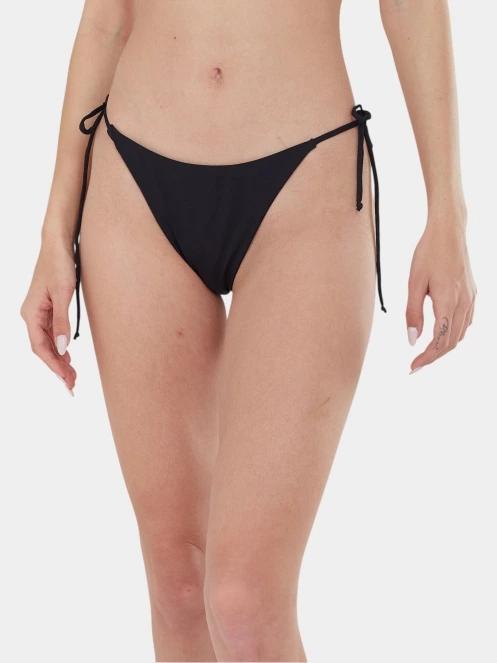 Fundango Innisfil II Tie-Side Bottom női bikini alsó fekete színben 2