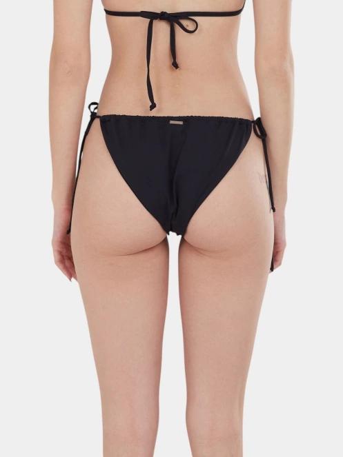 Fundango Innisfil II Tie-Side Bottom női bikini alsó fekete színben 3