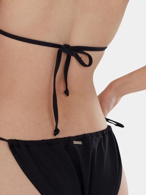 Fundango Innisfil II Tie-Side Bottom női bikini alsó fekete színben 5