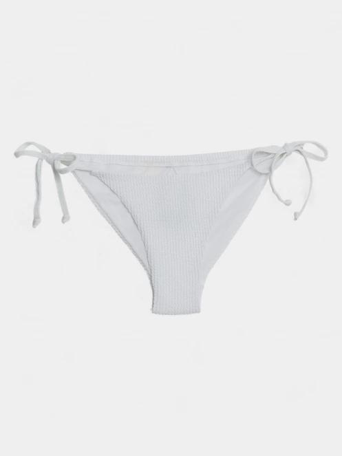 Fundango Innisfil II Tie-side Jacquard Bottom női bikini alsó fehér színben 5