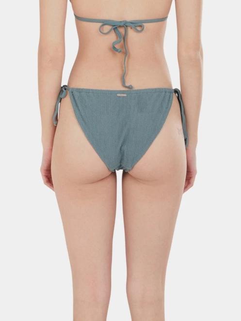 Fundango Innisfil II Tie-side Jacquard Bottom női bikini alsó zöld színben 3