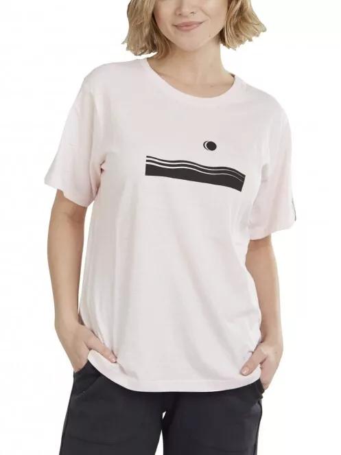 Fundango Bolton T-shirt női rövid ujjú póló rózsaszín színben 2