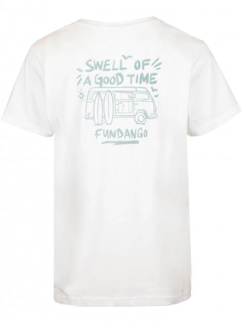 Fundango Bolton T-shirt női rövid ujjú póló fehér színben 8