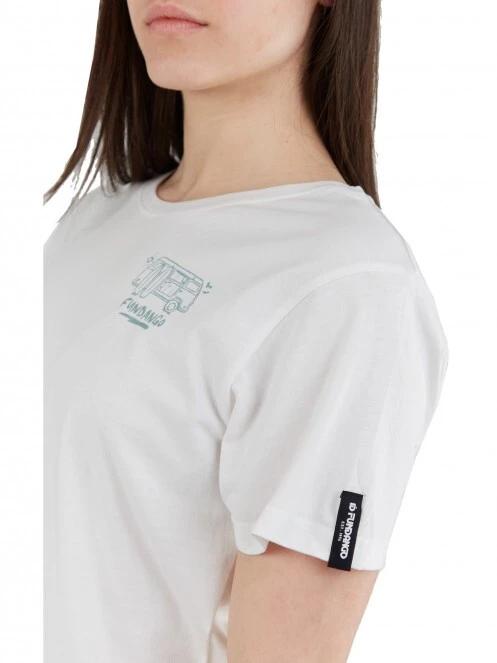 Fundango Bolton T-shirt női rövid ujjú póló fehér színben 5