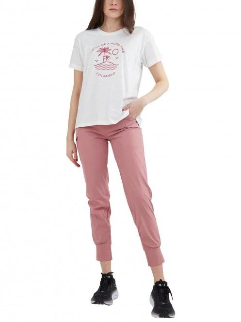 Fundango Nissa T-shirt női rövid ujjú póló fehér színben 4