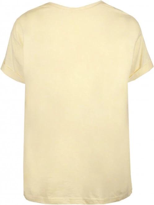 Fundango Nissa T-shirt női rövid ujjú póló sárga színben 7