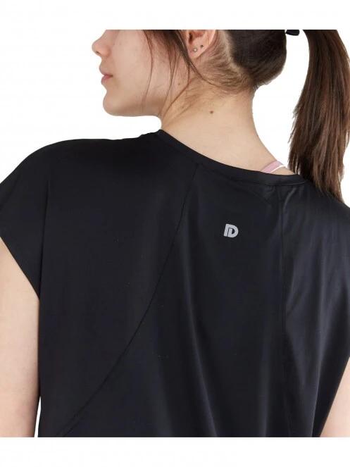 Fundango Hanabi T-shirt női rövid ujjú sport póló fekete színben 7