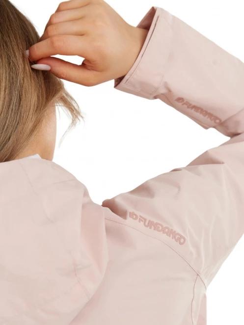 Fundango Piora Waterproof Jacket női esőkabát rózsaszín színben 9