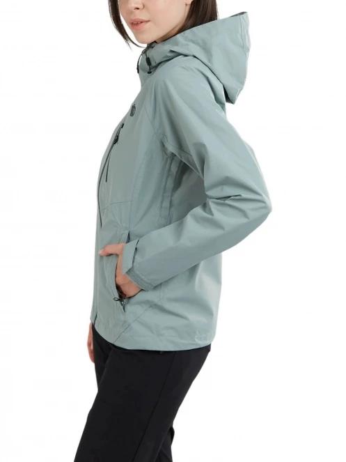 Fundango Piora Waterproof Jacket női esőkabát zöld színben 6