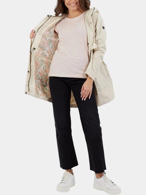 Fundango Zhuri Waterproof Jacket női esőkabát homok színben 9