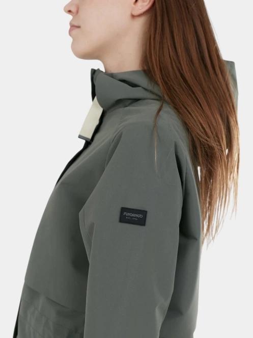 Fundango Zhuri Waterproof Jacket női esőkabát zöld színben 5