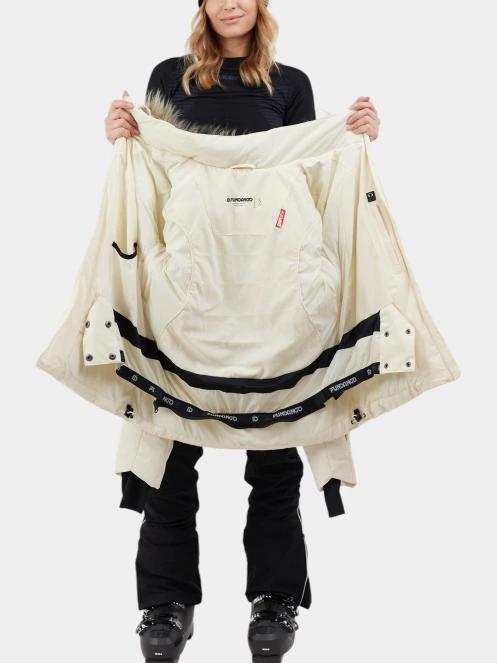 Fundango Elyra Fur Padded Jacket női síkabát fehér színben 6