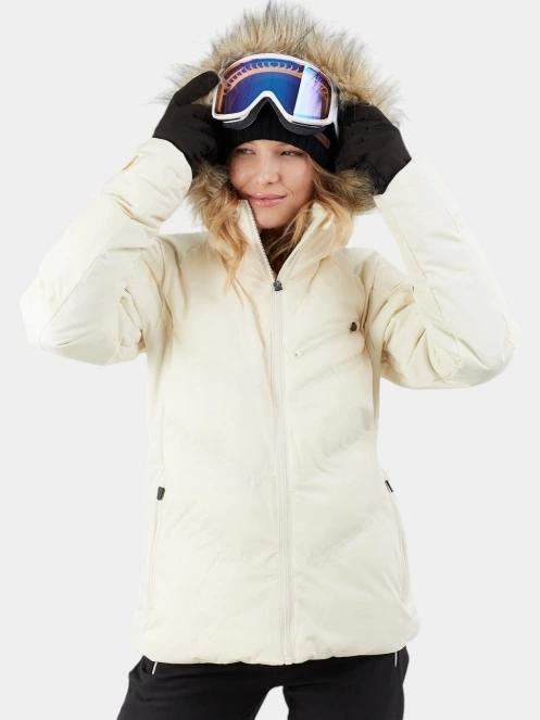 Fundango Elyra Fur Padded Jacket női síkabát fehér színben 7