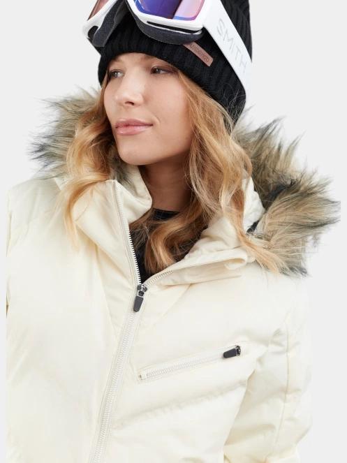 Fundango Elyra Fur Padded Jacket női síkabát fehér színben 9